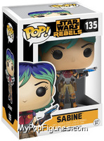 Sabine from Star Wars - Rebels - Pop! Vinyl Figures manufactured by Funko [Front]