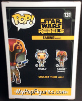 Sabine (Masked) from Star Wars - Rebels - Pop! Vinyl Figures manufactured by Funko [Back]