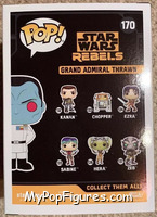 Grand Admiral Thrawn from Star Wars - Rebels - Pop! Vinyl Figures manufactured by Funko [Back]