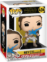 Rey (Two Lightsabers) from Star Wars - Rise of Skywalker - Pop! Vinyl Figures manufactured by Funko [Front]