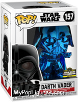 Darth Vader (Blue Chrome) from Star Wars - Rogue One - Pop! Vinyl Figures manufactured by Funko [Front]