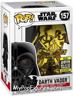 Darth Vader (Gold Chrome) from Star Wars - Rogue One - Pop! Vinyl Figures manufactured by Funko [Front]