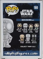 Death Star Droid (White) from Star Wars - Rogue One - Pop! Vinyl Figures manufactured by Funko [Back]