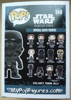 Imperial Death Trooper from Star Wars - Rogue One - Pop! Vinyl Figures manufactured by Funko [Back]