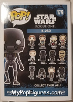 K-2SO from Star Wars - Rogue One - Pop! Vinyl Figures manufactured by Funko [Back]