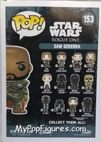 Saw Gererra from Star Wars - Rogue One - Pop! Vinyl Figures manufactured by Funko [Back]