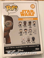 Chewbacca (Flocked) from Star Wars - Solo - Pop! Vinyl Figures manufactured by Funko [Back]