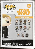 Dryden Voss from Star Wars - Solo - Pop! Vinyl Figures manufactured by Funko [Back]