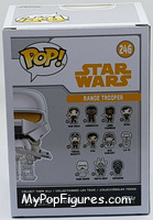 Range Trooper from Star Wars - Solo - Pop! Vinyl Figures manufactured by Funko [Back]