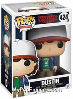 Dustin (Compass / Blue Jacket) from Stranger Things - Pop! Vinyl Figures manufactured by Funko [Front]