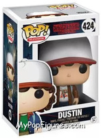 Dustin (Compass / Brown Jacket) from Stranger Things - Pop! Vinyl Figures manufactured by Funko [Front]