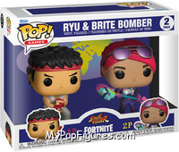 Ryu & Brite Bomber from Street Fighter - Pop! Sets manufactured by Funko [Front]