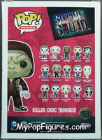 Killer Croc (Hooded) from Suicide Squad - Pop! Vinyl Figures manufactured by Funko [Back]