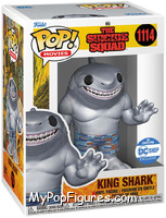 King Shark (Metallic) from Suicide Squad - Pop! Vinyl Figures manufactured by Funko [Front]