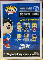 Classic Superman from Superman - Superman Pop! manufactured by Funko [Back]