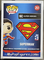 Superman (Specialty Series) from Superman - Superman Pop! manufactured by Funko [Back]