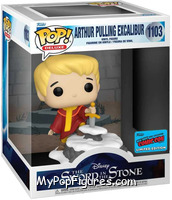 Arthur Pulling Excalibur (Deluxe) from Sword in the Stone - Pop! Vinyl Figures manufactured by Funko [Front]