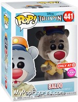 Baloo (Flocked) from TaleSpin - Pop! Vinyl Figures manufactured by Funko [Front]