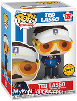 Ted Lasso (Coach / Visor) (Chase) from Ted Lasso - Pop! Vinyl Figures manufactured by Funko [Front]