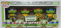 4-Pack (Glow in the Dark) from Teenage Mutant Ninja Turtles - Pop! Vinyl Figures manufactured by Funko [Front]