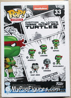 Donatello (Black & White) (Chase) from Teenage Mutant Ninja Turtles - Eastman and Laird's Pop! manufactured by Funko [Back]