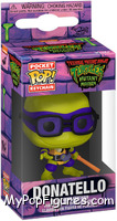 Donatello from Teenage Mutant Ninja Turtles - Mutant Mayhem Pop! Keychains manufactured by Funko [Front]