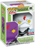 Foot Soldier (White) (8-Bit) from Teenage Mutant Ninja Turtles - Pop! Vinyl Figures manufactured by Funko [Front]