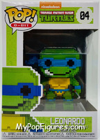 Leonardo (8-Bit) from Teenage Mutant Ninja Turtles - Pop! Vinyl Figures manufactured by Funko [Front]