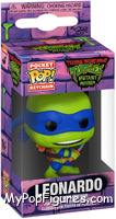 Leonardo from Teenage Mutant Ninja Turtles - Mutant Mayhem Pop! Keychains manufactured by Funko [Front]