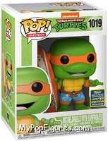 Michelangelo (with Surfboard) from Teenage Mutant Ninja Turtles - Pop! Vinyl Figures manufactured by Funko [Front]