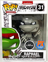 Raphael (Black & White) (Chase) from Teenage Mutant Ninja Turtles - Eastman and Laird's Pop! manufactured by Funko [Front]