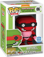 Raphael (Neon) (8-Bit) from Teenage Mutant Ninja Turtles - Pop! Vinyl Figures manufactured by Funko [Front]