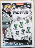 Shredder from Teenage Mutant Ninja Turtles - Eastman and Laird's Pop! manufactured by Funko [Back]