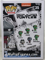 Shredder (Black & White) (Chase) from Teenage Mutant Ninja Turtles - Eastman and Laird's Pop! manufactured by Funko [Back]