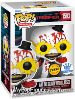 Art the Clown with Glasses (Bloody) (Chase) from Terrifier - Pop! Vinyl Figures manufactured by Funko [Front]