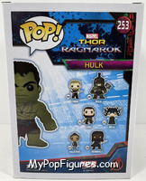 Hulk (Casual) from Thor - Thor Ragnarok Pop! manufactured by Funko [Back]