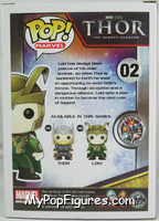 Loki (Mighty Avenger) from Thor - Thor Mighty Avenger Pop! manufactured by Funko [Back]