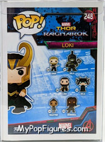 Loki (Helmet) from Thor - Thor Ragnarok Pop! manufactured by Funko [Back]