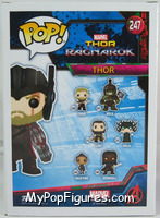 Thor (Gladiator) from Thor - Thor Ragnarok Pop! manufactured by Funko [Back]