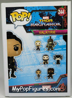 Valkyrie from Thor - Thor Ragnarok Pop! manufactured by Funko [Back]