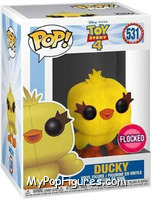 Ducky (Flocked) from Toy Story - Toy Story 4 Pop! manufactured by Funko [Front]