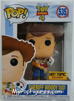 Sheriff Woody (Holding Forky) from Toy Story - Toy Story 4 Pop! manufactured by Funko [Front]