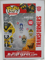 Bumblebee (Cannon) from Transformers - Pop! Vinyl Figures manufactured by Funko [Back]