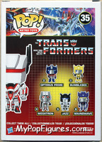 Jetfire from Transformers - Pop! Vinyl Figures manufactured by Funko [Back]