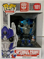 Optimus Prime (Metallic) from Transformers - Pop! Vinyl Figures manufactured by Funko [Front]