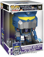 Soundwave with Tapes (Jumbo) from Transformers - Pop! Vinyl Figures manufactured by Funko [Front]