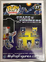 Starscream from Transformers - Pop! Vinyl Figures manufactured by Funko [Back]