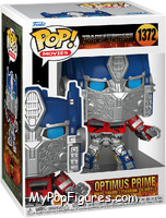 Optimus Prime (Metallic) from Transformers - Rise of the Beasts - Pop! Vinyl Figures manufactured by Funko [Front]