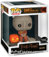 Sam (Pumpkin / Sack) (Deluxe) from Trick R Treat - Pop! Vinyl Figures manufactured by Funko [Front]