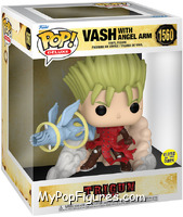 Vash (with Angel Arm) (Glows in the Dark) from Trigun - Pop! Vinyl Figures manufactured by Funko [Front]